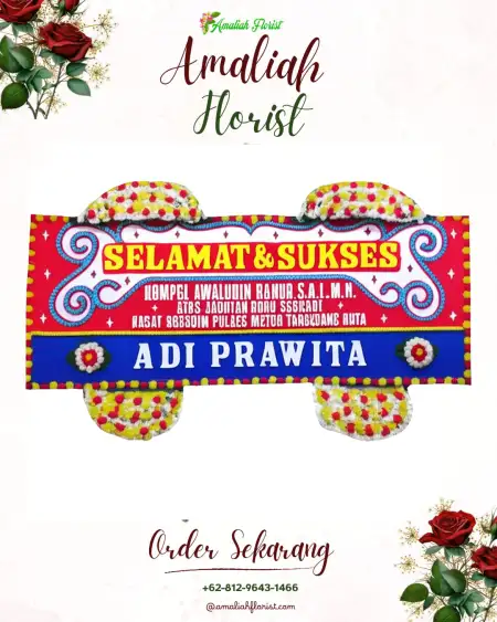 Papan Bunga Ucapan Selamat Petungasri